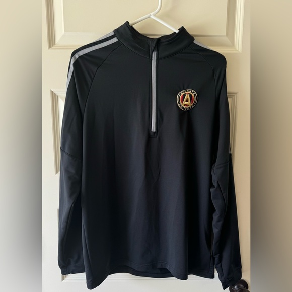 Adidas MLS Atlanta United Golf Quarter Zip Long Sleeve Small - Picture 1 of 5
